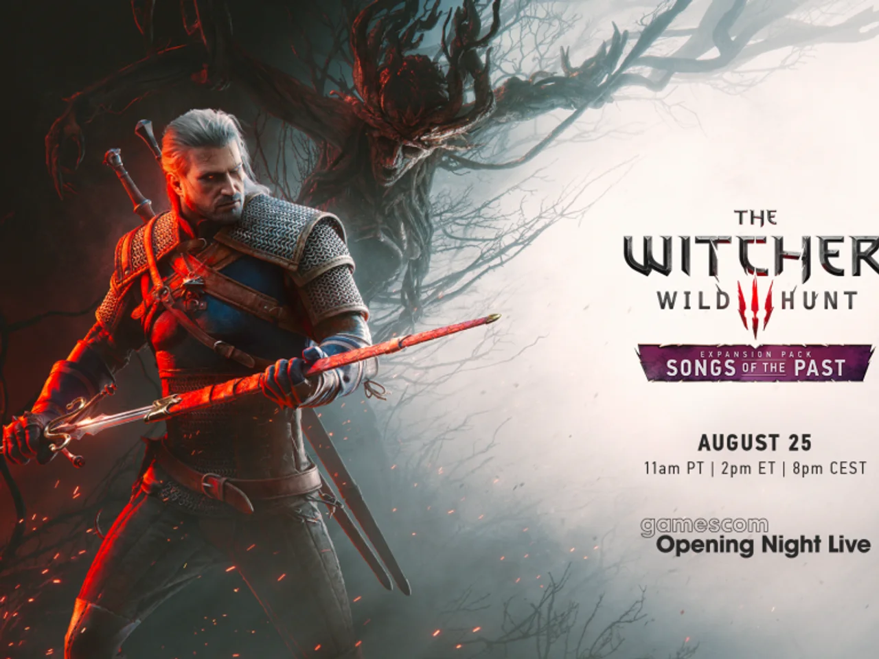 The Witcher 3 ressort Geralt ce soir : Songs of the Past se montrera à la gamescom